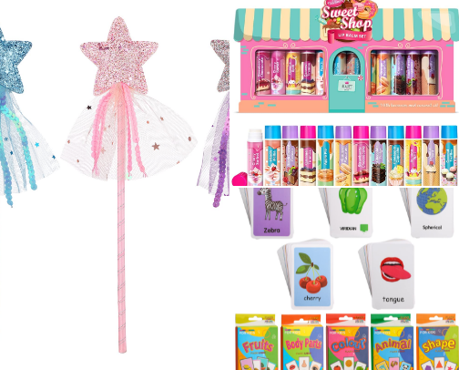 Young girl stocking fillers 🎀 cover photo collage