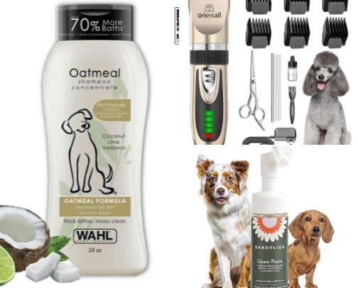 Dog Grooming 🐶 cover photo collage