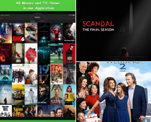 Fan favs go to movies and TV shows cover photo collage