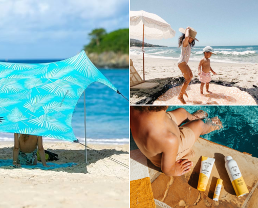 Beach Day cover photo collage