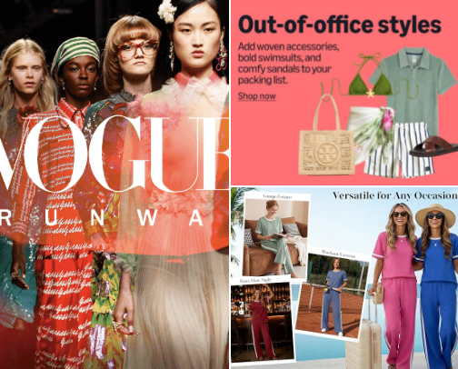 Fashion cover photo collage