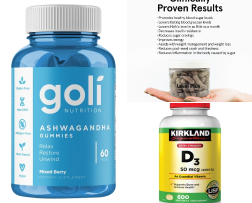 Vitamins, Supplement and Gummies! Oh My! cover photo collage