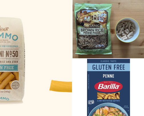 Top 10 BEST gluten-free pasta brands cover photo collage