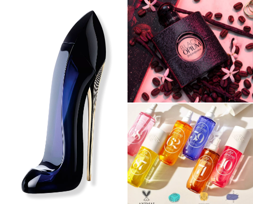 Parfumes & Body Sprays cover photo collage