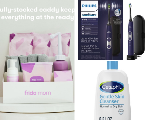 ✨ Mama & Baby Hospital Bag Must-Haves ✨ cover photo collage