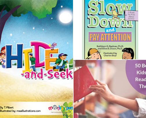 Books for kids cover photo collage