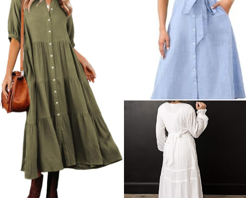 10 Natural Fiber Dresses That You Can Breastfeed In cover photo collage