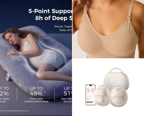 Mom Essentials: Pregnancy to Postpartum cover photo collage