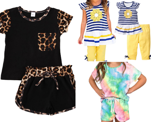 Cute & Comfy Kids Summer Outfits cover photo collage