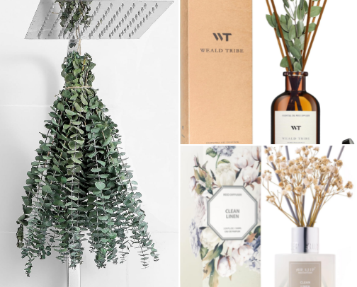 Cozy Bathroom Decor cover photo collage