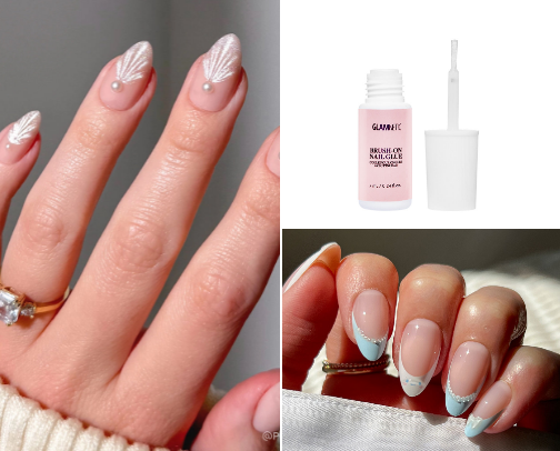 Press-on nail essentials 💅🏼 cover photo collage