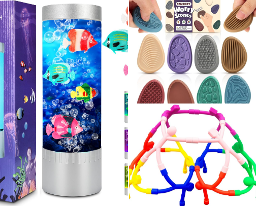 Sensory and Fidget Toys cover photo collage