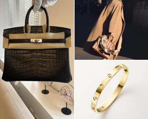 The Luxury Edit: Designer Icons cover photo collage