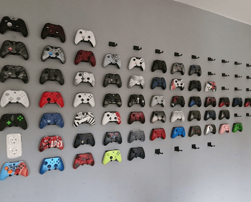 Controller Wall Mount Headphone Headset Holder for PlayStation Xbox - Without Drilling cover photo collage