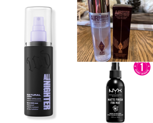 Setting Sprays I Tried After My Makeup Melted Off By Noon cover photo collage