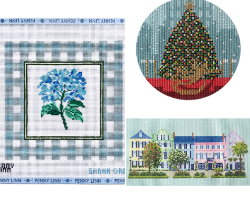 Needlepoint Canvases You NEED! cover photo collage