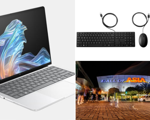 Laptop's and key keyboard..using for work and work from home cover photo collage