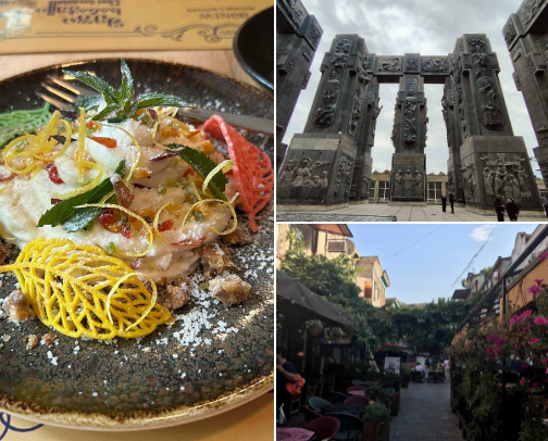 My favourite places to visit in Georgia 🇬🇪 cover photo collage