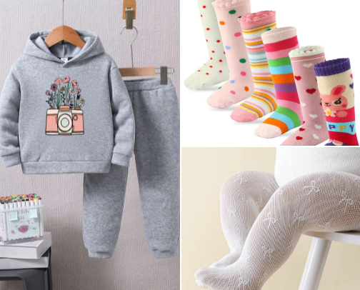 Shopping for Kids Clothes cover photo collage