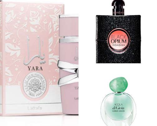 perfumes I love cover photo collage