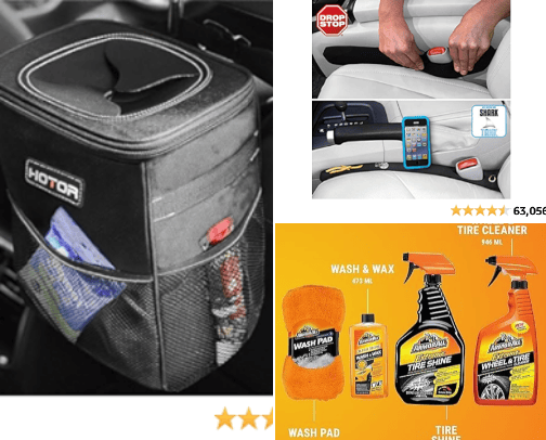 Car Accessories cover photo collage