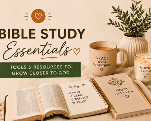 My Favorite Bible Study Essentials cover photo collage