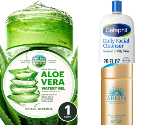 Skincare Routine cover photo collage