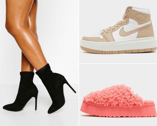 Footwear cover photo collage