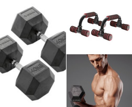 All sport equpment you need to train from home! cover photo collage