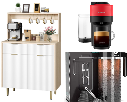 What You’ll Find on my Coffee Bar!☕️✨ cover photo collage