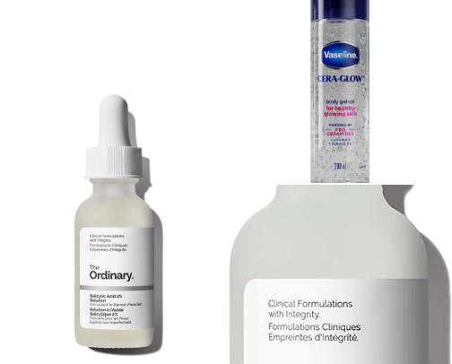 Skincare and body care products I swear by cover photo collage