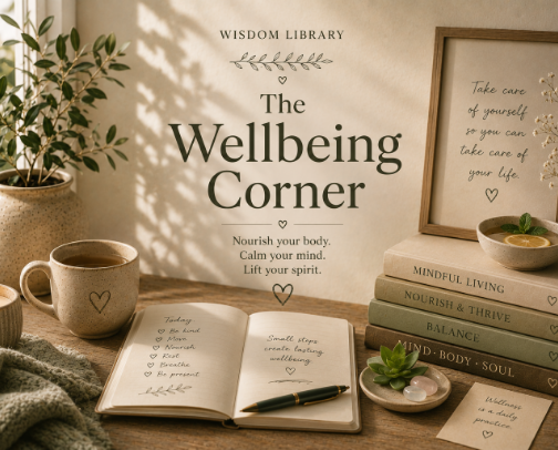 The Wellbeing Corner - Wellness cover photo collage