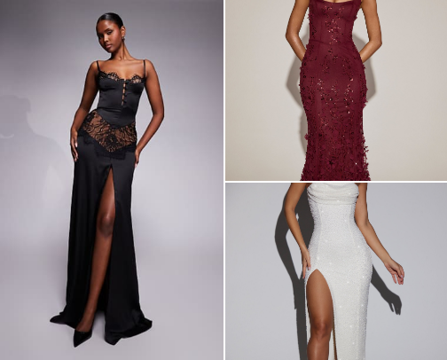 Elegant dresses in all of the colors✨️ cover photo collage