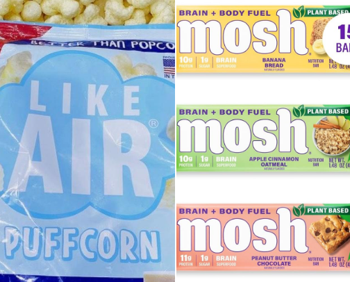 Favorite snacks cover photo collage