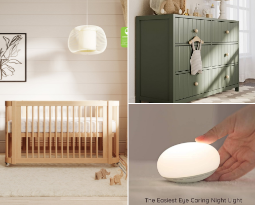 favorite items in my gender-neutral nursery (that doubles as a guest room) cover photo collage