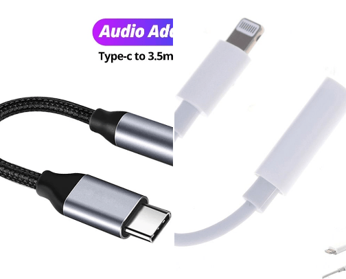 Audio cables cover photo collage