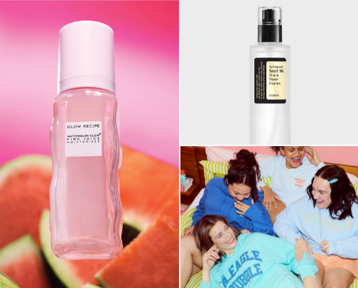 Skincare recs cover photo collage