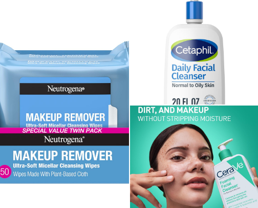 Daily Skincare Routine for Healthy, Glowing Skin cover photo collage