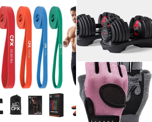 Gym gear cover photo collage