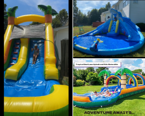Summertime fun at the house cover photo collage
