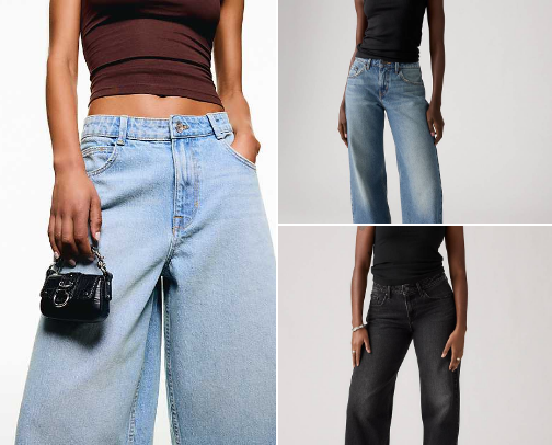 My go-to jeans/ bottoms 😍 cover photo collage