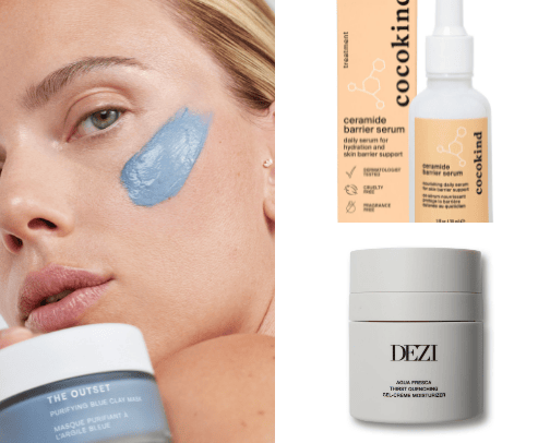 beauty must-haves cover photo collage