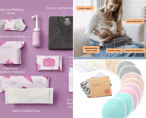POSTPARTUM must-haves cover photo collage