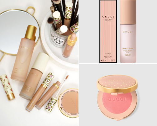 Gucci Beauty cover photo collage