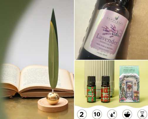 Essential Oils that I use for my Holistic Health & Good Rest at Night cover photo collage