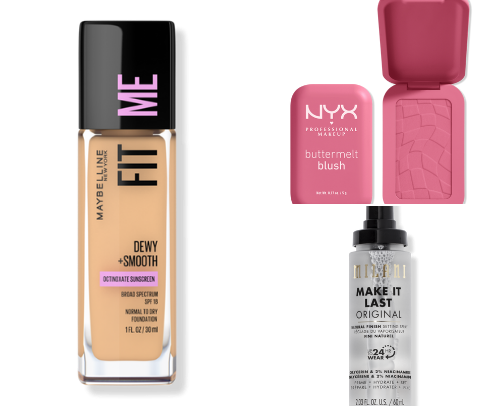 affordable makeup for college girlies cover photo collage