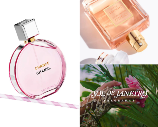 Favorite perfumes and mists 🥰 cover photo collage