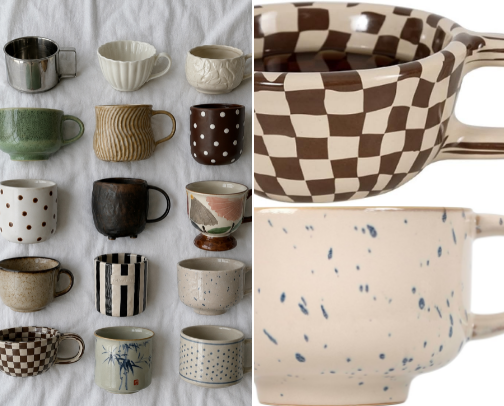 Unique Ceramic & Handmade Coffee Mugs cover photo collage