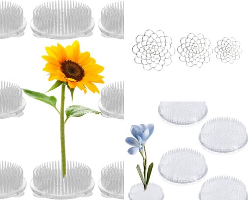 I Finally Found Flower Frogs That Keep My Stems Exactly Where I Place Them cover photo collage