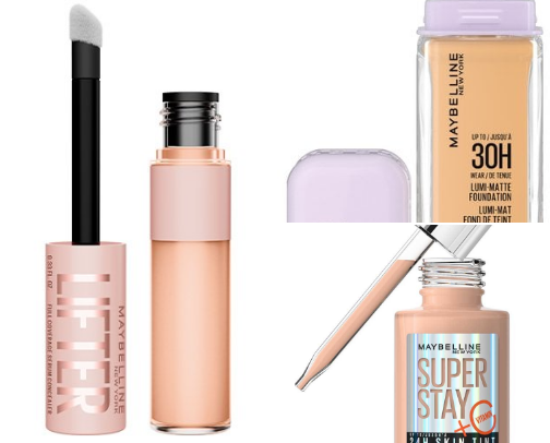 maybelline makeup cover photo collage